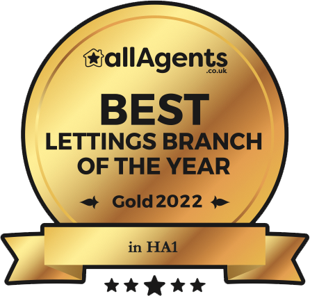 Awards - Best lettings branch in HA1 2022